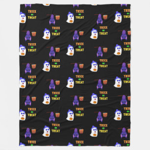 Couverture Polaire Trick Ou Treat Bats Candy 31 UK Octobre Halloween