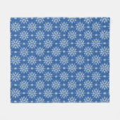 Couverture Polaire Tricot Chute de Neige (Devant (Horizontal))