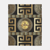 Couverture Polaire Trinacria sicilienne géométrique (Devant)