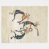 Couverture Polaire Trio de musicien de KOKOPELLI + vos idées (Devant (Horizontal))