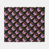 Couverture Polaire Trio de pétards pour 4 juillet (Devant (Horizontal))