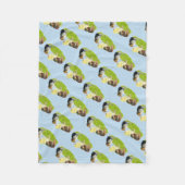 Couverture Polaire Trio de poussins (Devant)
