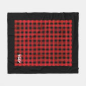 Couverture Polaire Triomphe TR7 - Taran rouge / Plaid  (Devant (Horizontal))
