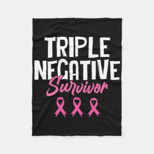 Couverture Polaire Triple survivant négatif Sensibilisation au cancer