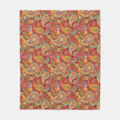 Couverture Polaire Trippy Hippy Paisley Fleece Blanket (Devant)
