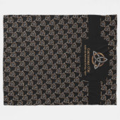 Couverture Polaire Triquetra (Brown/Argent) (Devant (Horizontal))