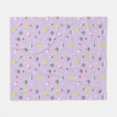 Couverture Polaire TRK - Motif violet (Devant (Horizontal))