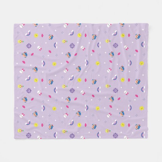 Couverture Polaire TRK - Motif violet (Devant (Horizontal))