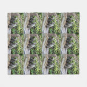 Couverture Polaire Trois Boutons Sages, (Devant (Horizontal))