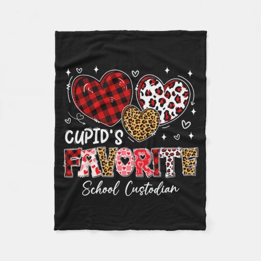 Couverture Polaire Trois cœurs Concierge de l'école préféré de Cupid (Devant)