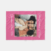 Couverture Polaire Trois générations d'amour grand-mère, maman, moi P (Devant (Horizontal))