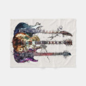 Couverture Polaire Trois Guitares (Devant (Horizontal))