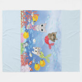 Couverture Polaire Trois Purrmaids (Devant (Horizontal))