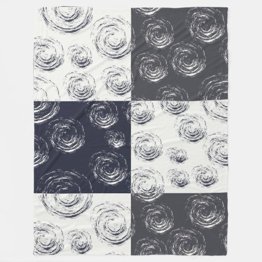 Couverture Polaire Tronc circulaire Motif à cliquet I (Devant)