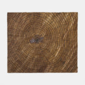 Couverture Polaire tronc d'arbre Brown (Devant (Horizontal))