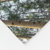 Couverture Polaire Troncs Et Feuilles D'Aspen, Yukon (Coin)