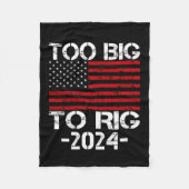 Couverture Polaire Trop gros pour truquer les élections de 2024 (Devant)