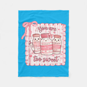 Couverture Polaire Trop Mignonne Infirmière Drôle Saint-Valentin Insu