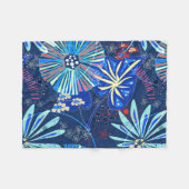 Couverture Polaire tropical Abstrait (Devant (Horizontal))