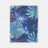 Couverture Polaire tropical Abstrait (Devant)