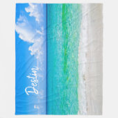 Couverture Polaire Tropical Beach Destin Florida Turquoise Sea (Devant)
