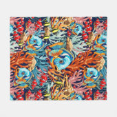 Couverture Polaire Tropical Fish Colorful Summer Vibes (Devant (Horizontal))