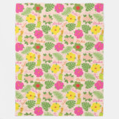 Couverture Polaire Tropical Hawaiian Hula Dancer Cosy Art (Devant)