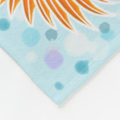 Couverture Polaire Tropical Koi Mandala (Coin)