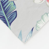 Couverture Polaire Tropical Orchid Floral (Coin)