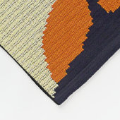 Couverture Polaire Tropical Palm Tree Orange Sunset Crochet Imprimer  (Coin)