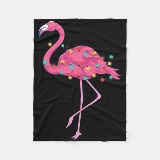 Couverture Polaire Tropical Pink Flamingo Hawaii Summer Xmas Christma (Devant)