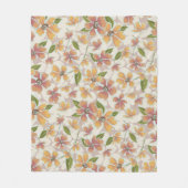 Couverture Polaire Tropical Retro Botanical (Devant)