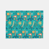 Couverture Polaire Tropicana Watercolor (Devant (Horizontal))