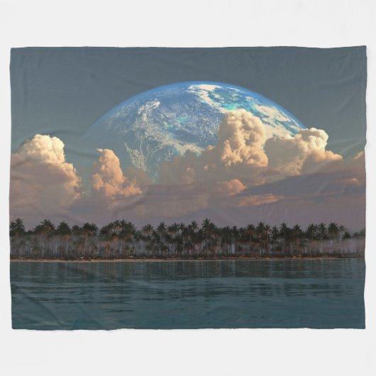 Couverture Polaire Tropique d'Aquarius Fleece Blanket (Devant (Horizontal))