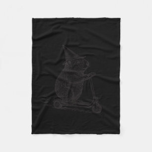 Couverture Polaire Trottinette de marmotte pour commettre une bêtise