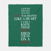 Couverture Polaire True love (Devant)