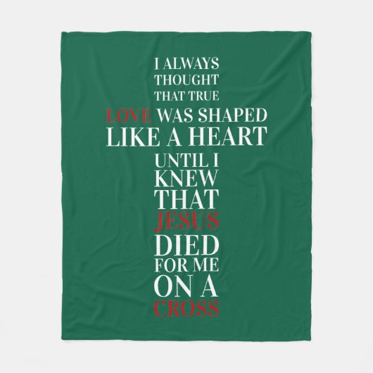 Couverture Polaire True love (Devant)