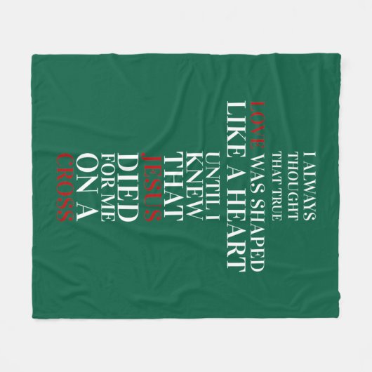 Couverture Polaire True love (Devant (Horizontal))