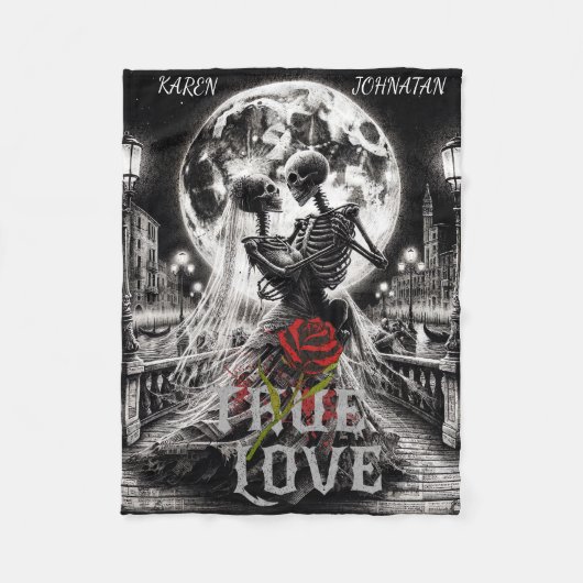 Couverture Polaire True Love Beyond, Custom Names (Devant)