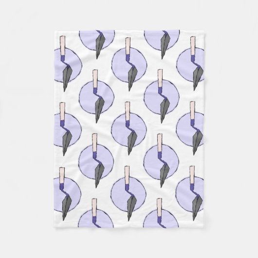 Couverture Polaire Truelle pourpre - trousse à outils de (Devant)