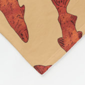 Couverture Polaire Truite rustique (Coin)