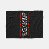 Couverture Polaire Trump 2020 Shirts Ltd - Make California Great (Devant (Horizontal))