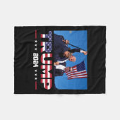 Couverture Polaire Trump 2024 A Survécu À Une Balade Électorale (Devant (Horizontal))