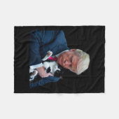 Couverture Polaire Trump 2024 Cat Mega Funny Trump Cat (Devant (Horizontal))