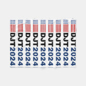 Couverture Polaire Trump 2024 DJT (Devant (Horizontal))