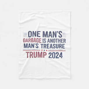 Couverture Polaire Trump 2024 L'arge d'un homme est un autre trésor p