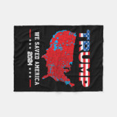 Couverture Polaire Trump 2024 Nous avons sauvé l'élection présidentie (Devant (Horizontal))