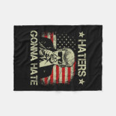 Couverture Polaire Trump 2024 Président drôle Trump (Devant (Horizontal))