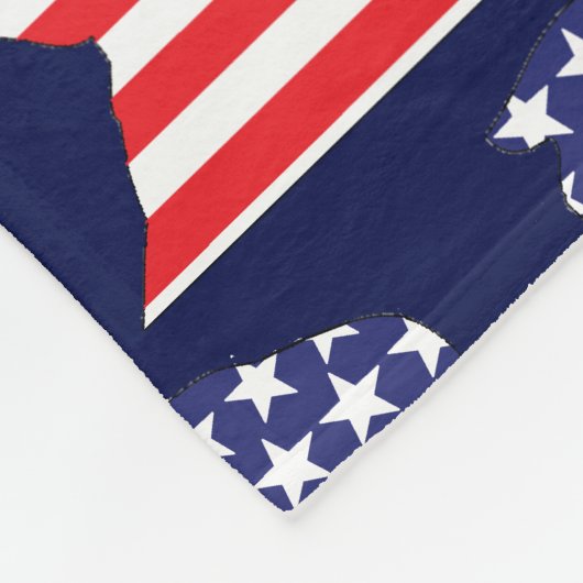 Couverture Polaire Trump 2024 Silhouette (Coin)