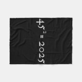 Couverture Polaire Trump 45^2=2025 Happy New Year Presidential Inaugu (Devant (Horizontal))